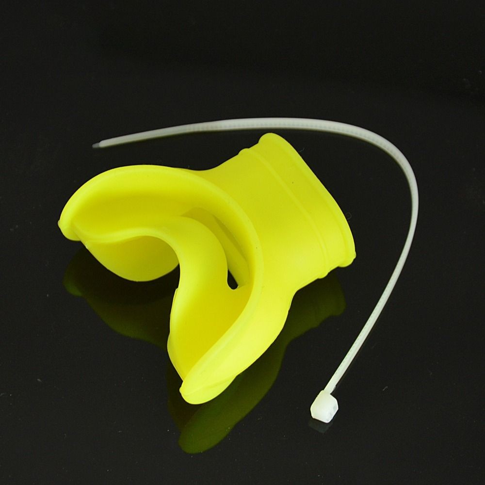 Silicone Universal Scuba Regulator Mouthpiece – yellow
