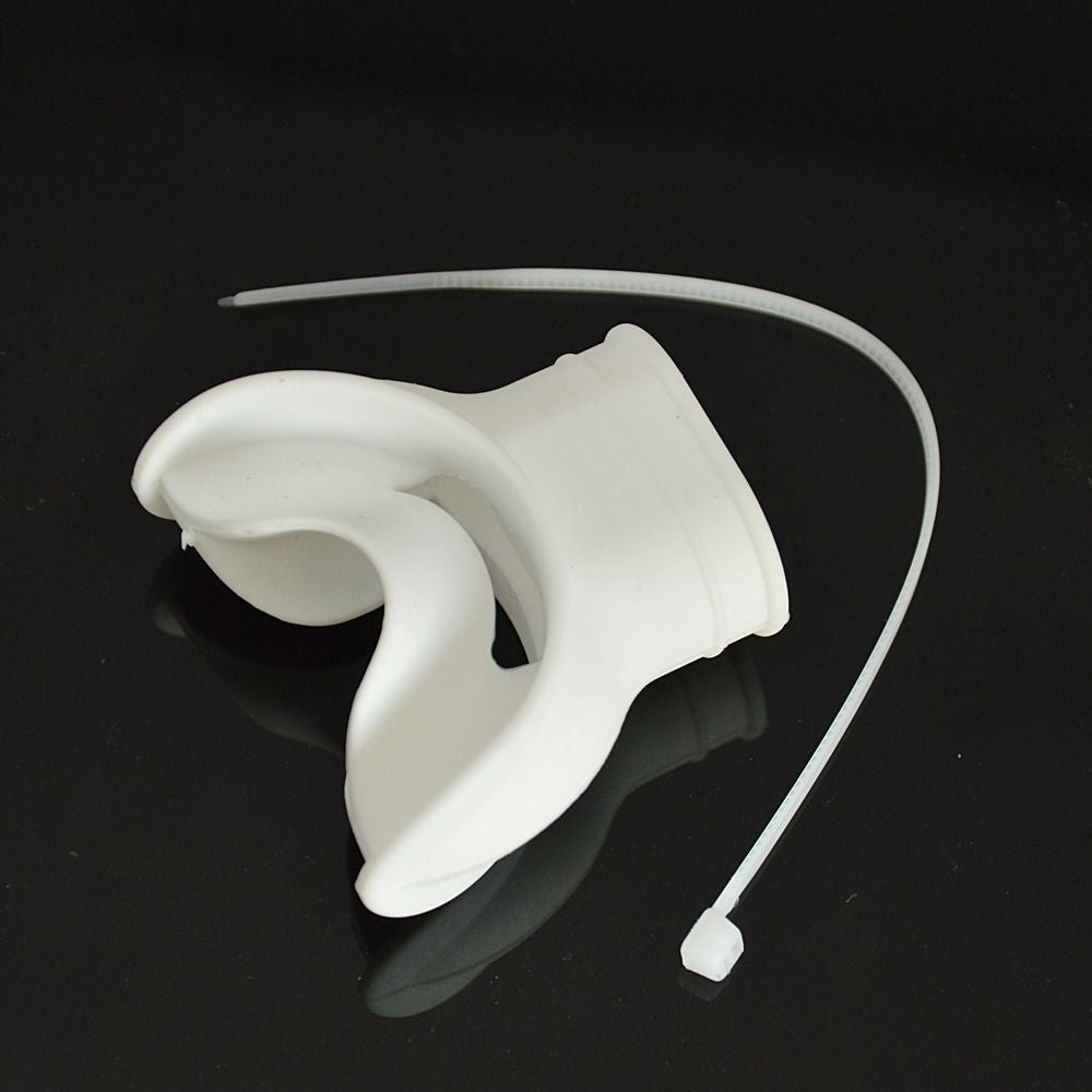 Silicone Universal Scuba Regulator Mouthpiece – white