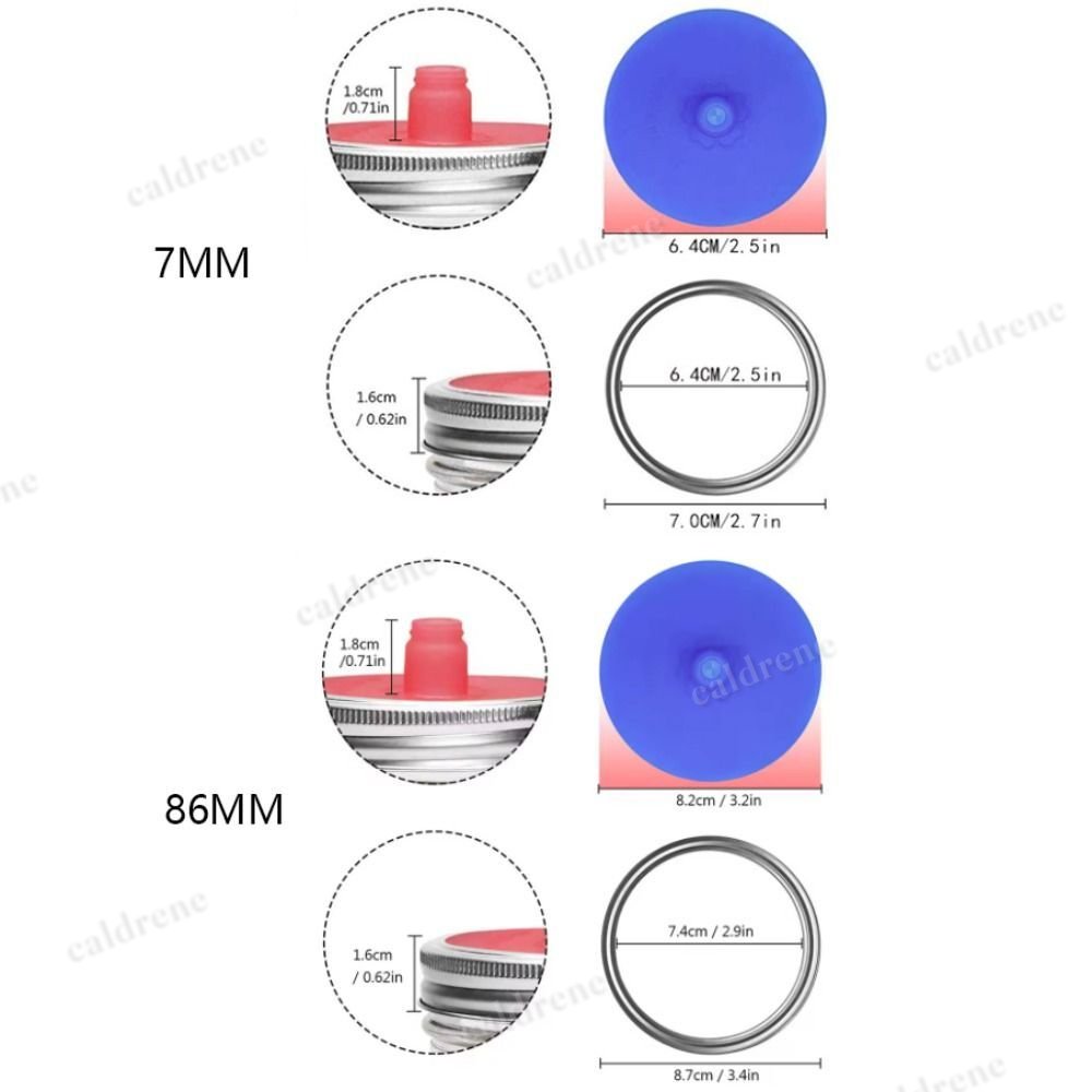 Silicone Waterless Airlock Fermentation Lids for Mason Jars – view 2