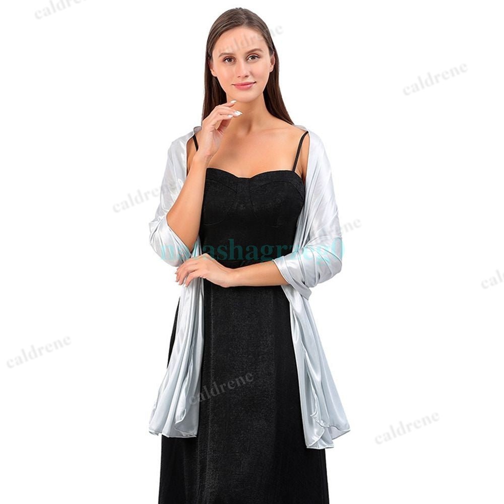 Silky Satin Wrap Stole for Weddings and Special Events – view 4