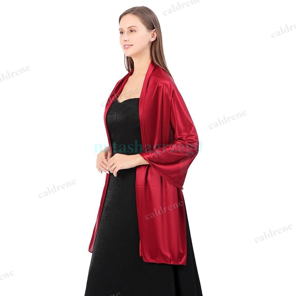 Silky Satin Wrap Stole for Weddings and Special Events – view 5