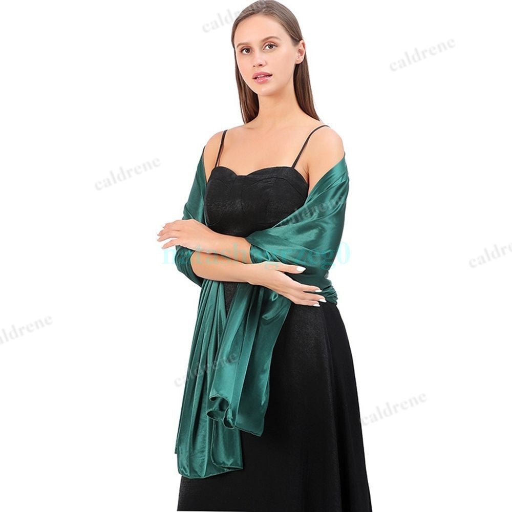 Silky Satin Wrap Stole for Weddings and Special Events – view 6