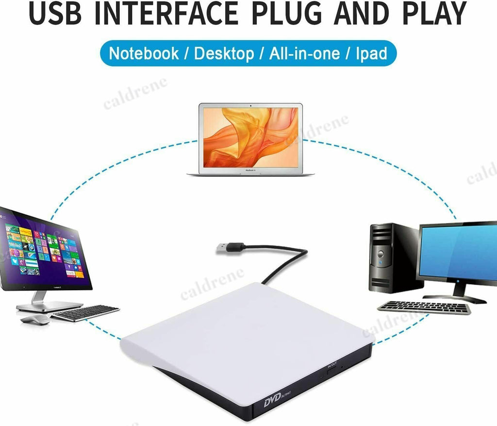 Slim External USB 3.0 CD/DVD Drive and Burner – view 3