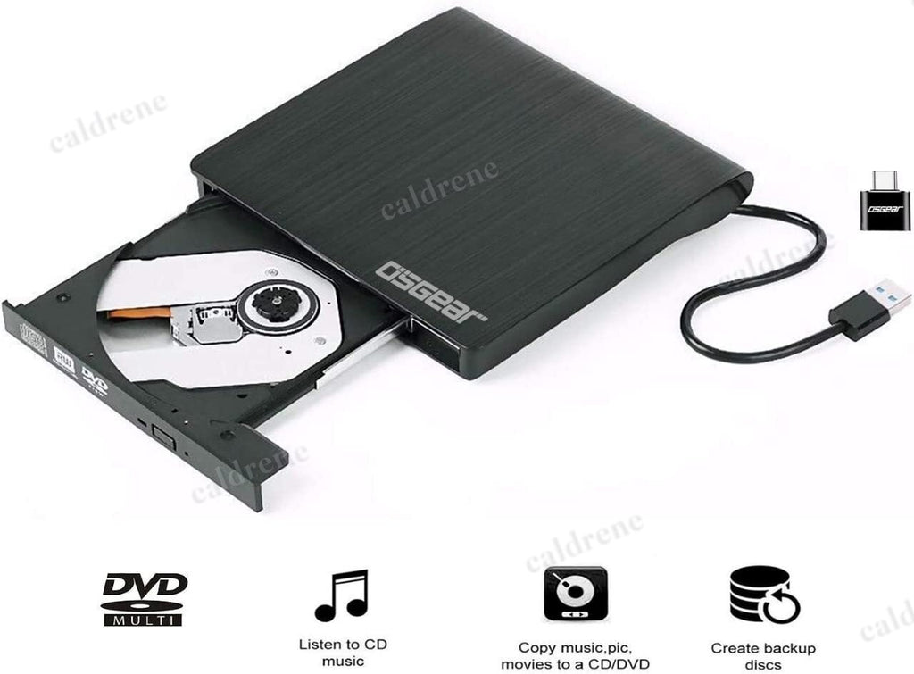 Slim External USB 3.0 CD DVD RW Drive Burner for Laptop – view 2