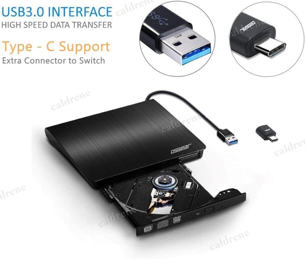 Slim External USB 3.0 CD DVD RW Drive Burner for Laptop – view 3
