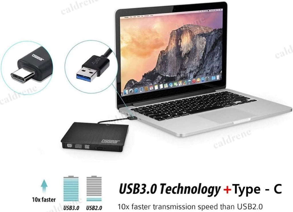 Slim External USB 3.0 CD DVD RW Drive Burner for Laptop – view 8