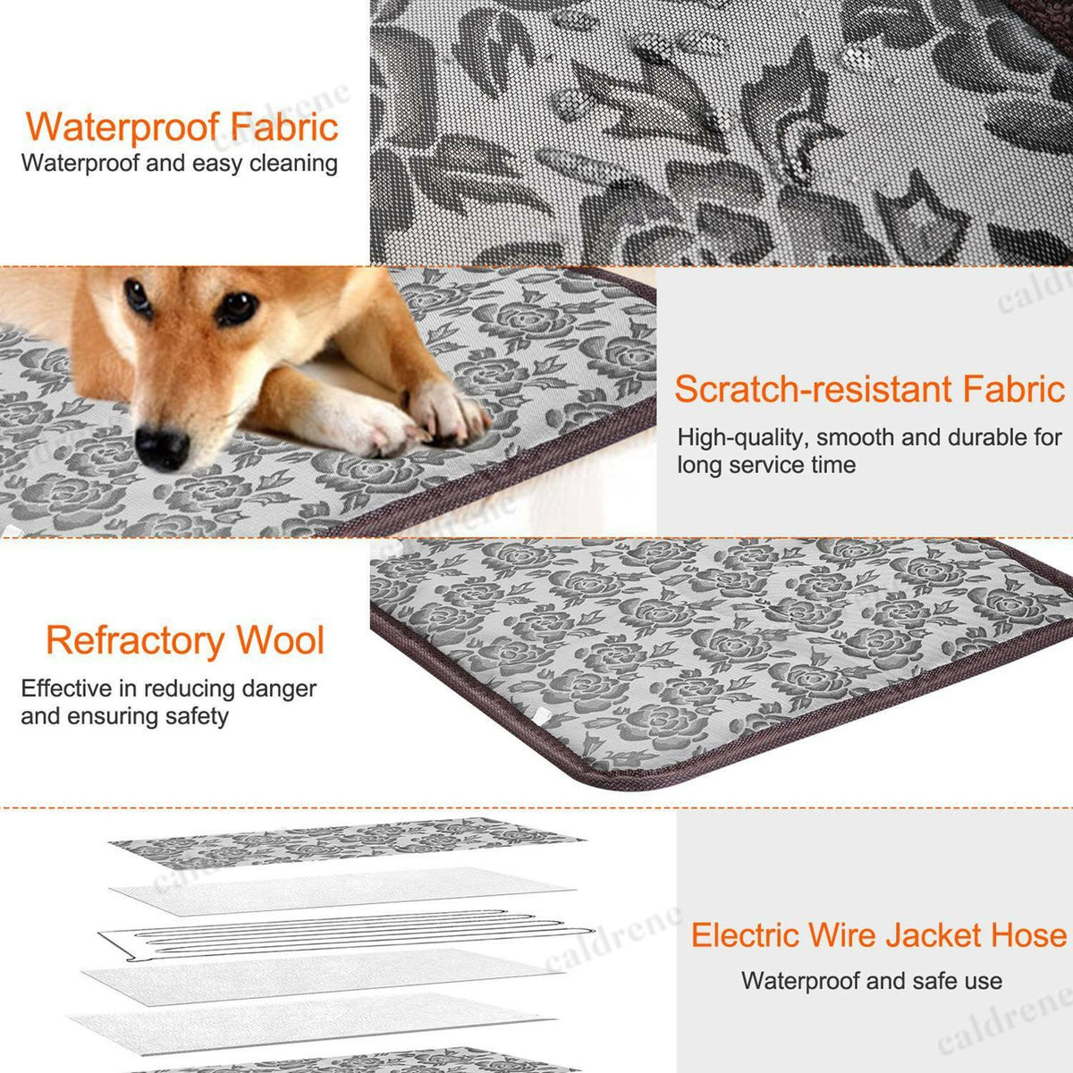 Smart Temperature Control Waterproof Pet Heating Pad – view 7