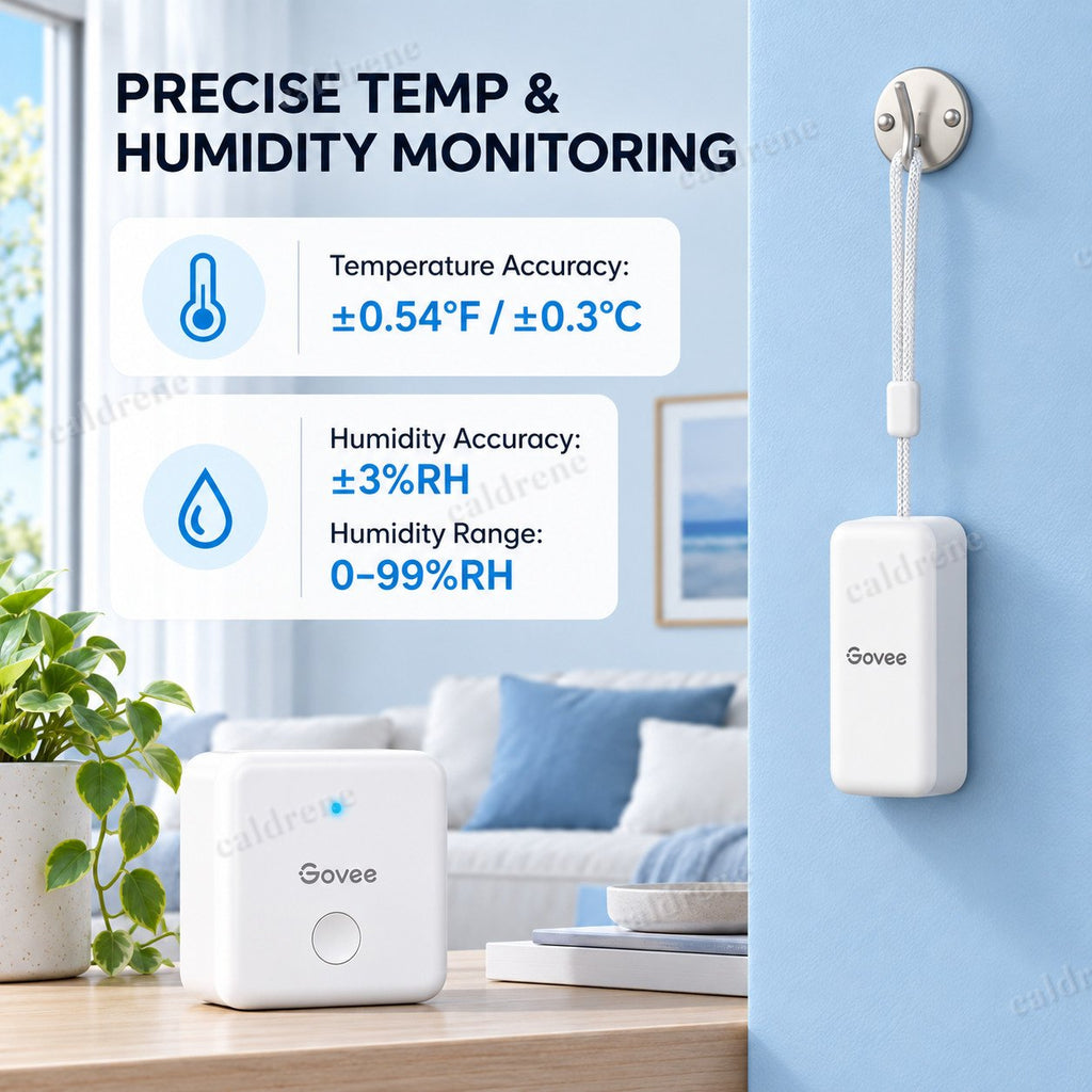 Smart WiFi Hygrometer Thermometer with Gateway, 3 Pack – view 3