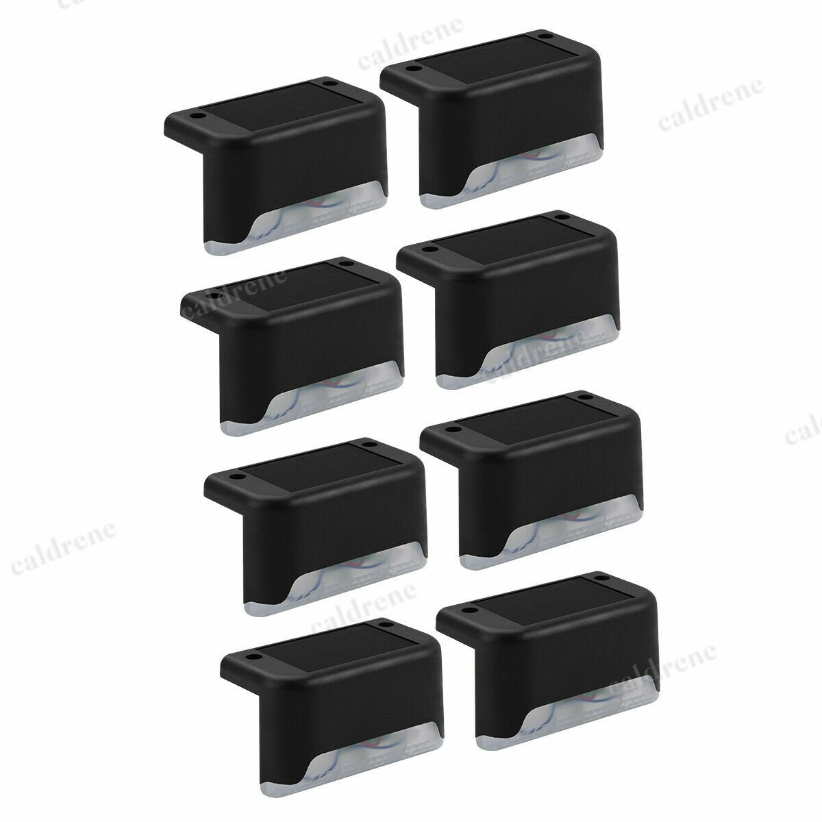 Solar Deck Step Lights Outdoor Waterproof LED, 8 Pack – view 10