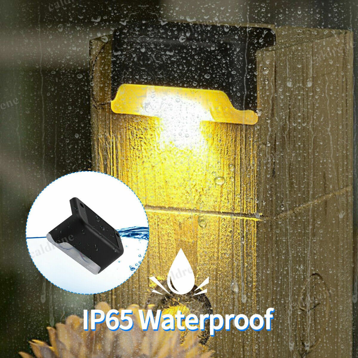 Solar Deck Step Lights Outdoor Waterproof LED, 8 Pack – view 7