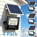Solar Flood Lights 44 LED Dusk to Dawn, 4 Pack