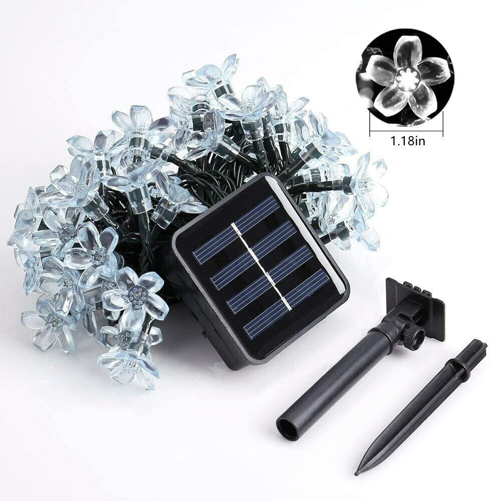 Solar Flower Fairy String Lights, 8 Modes