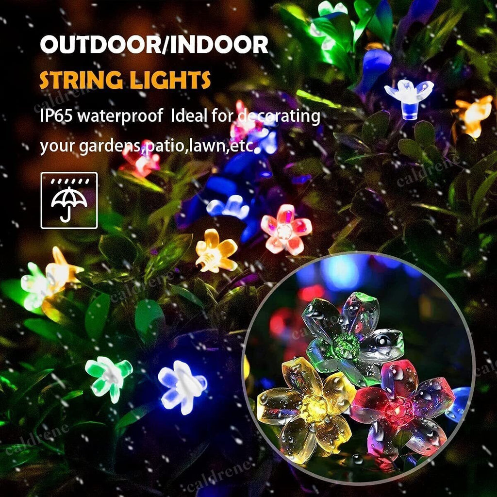 Solar Flower Fairy String Lights, 8 Modes – view 3