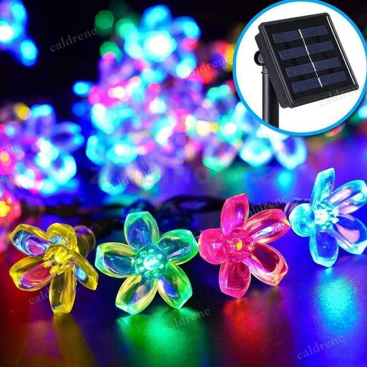 Solar Flower Fairy String Lights, 8 Modes – view 4