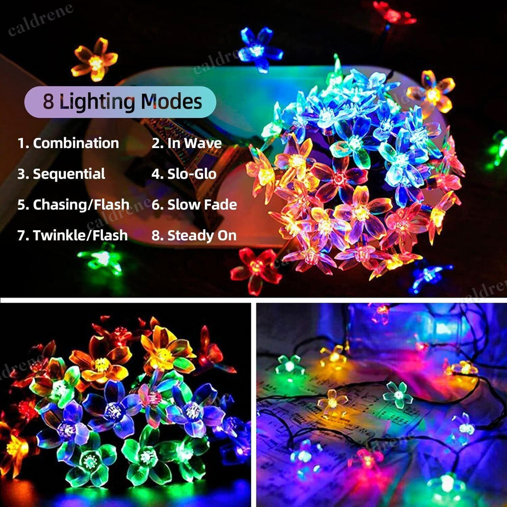 Solar Flower Fairy String Lights, 8 Modes – view 5