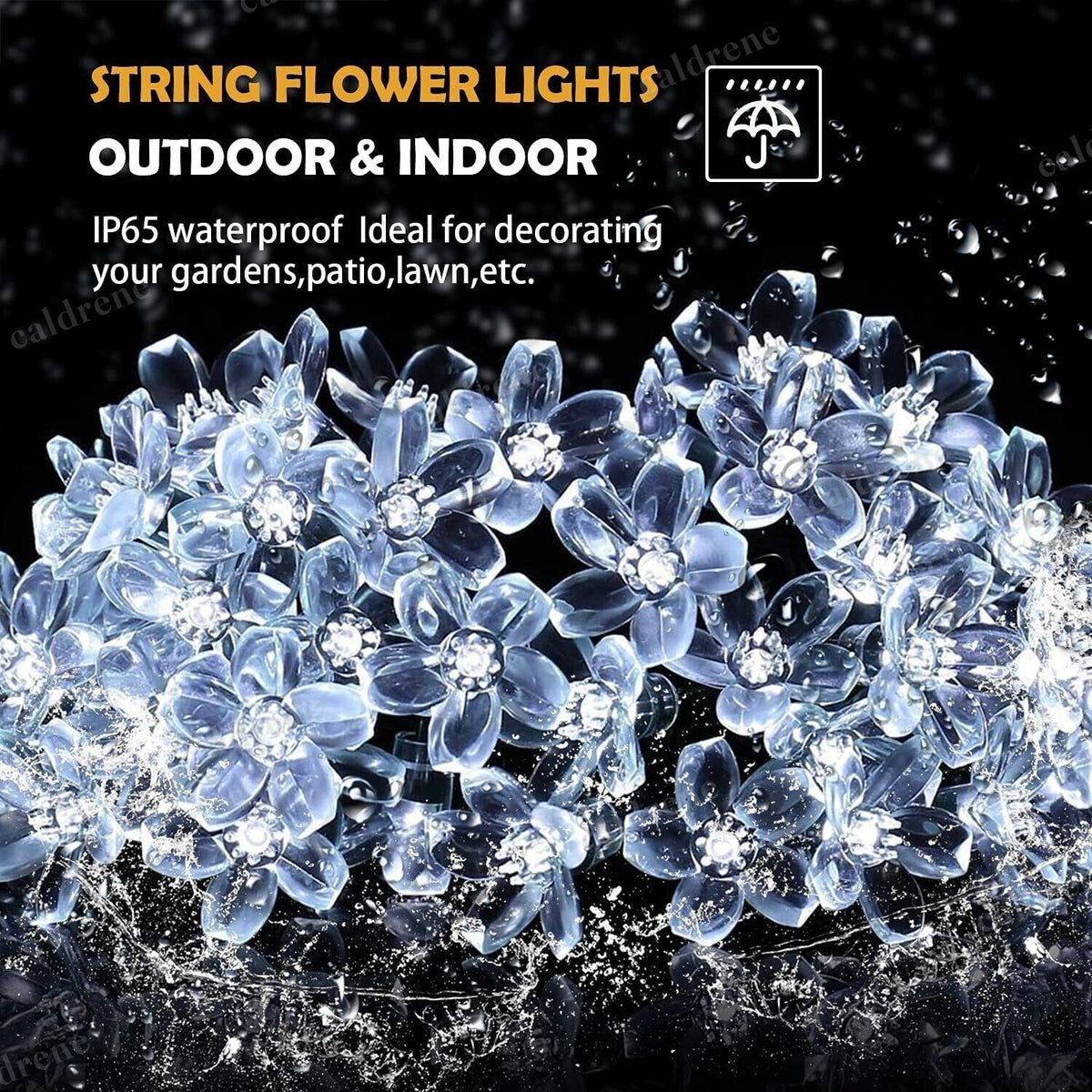 Solar Flower Fairy String Lights, 8 Modes – view 8
