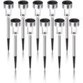Solar Garden Pathway Lights, Waterproof, 10 Pack