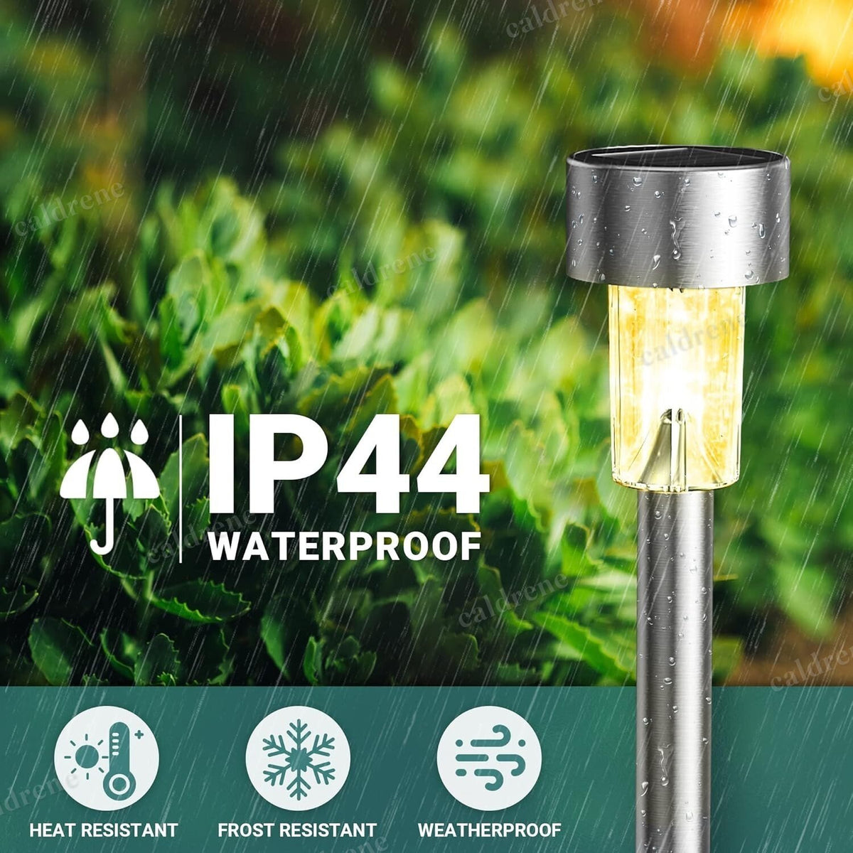 Solar Garden Pathway Lights, Waterproof, 10 Pack – view 10