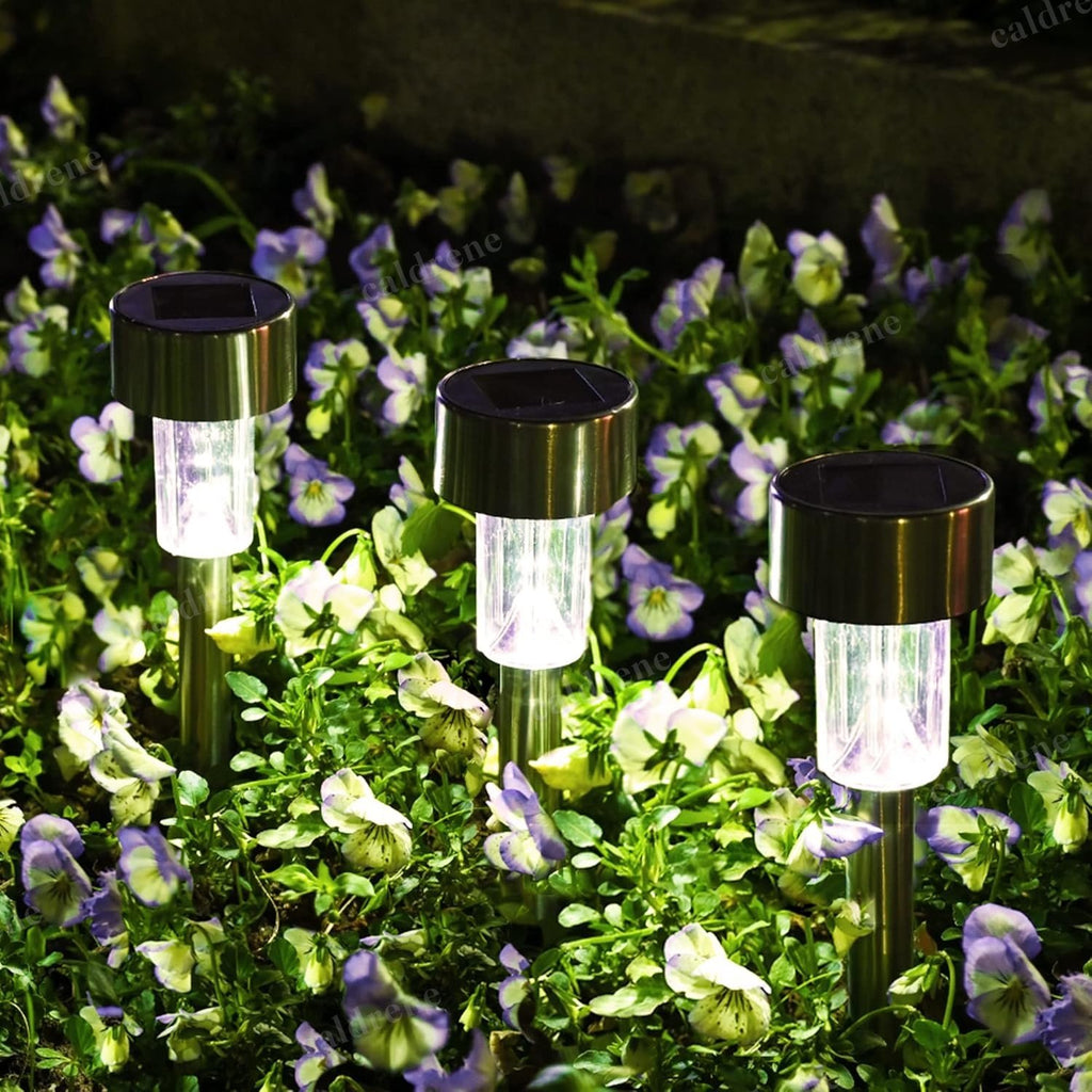 Solar Garden Pathway Lights, Waterproof, 10 Pack – view 3