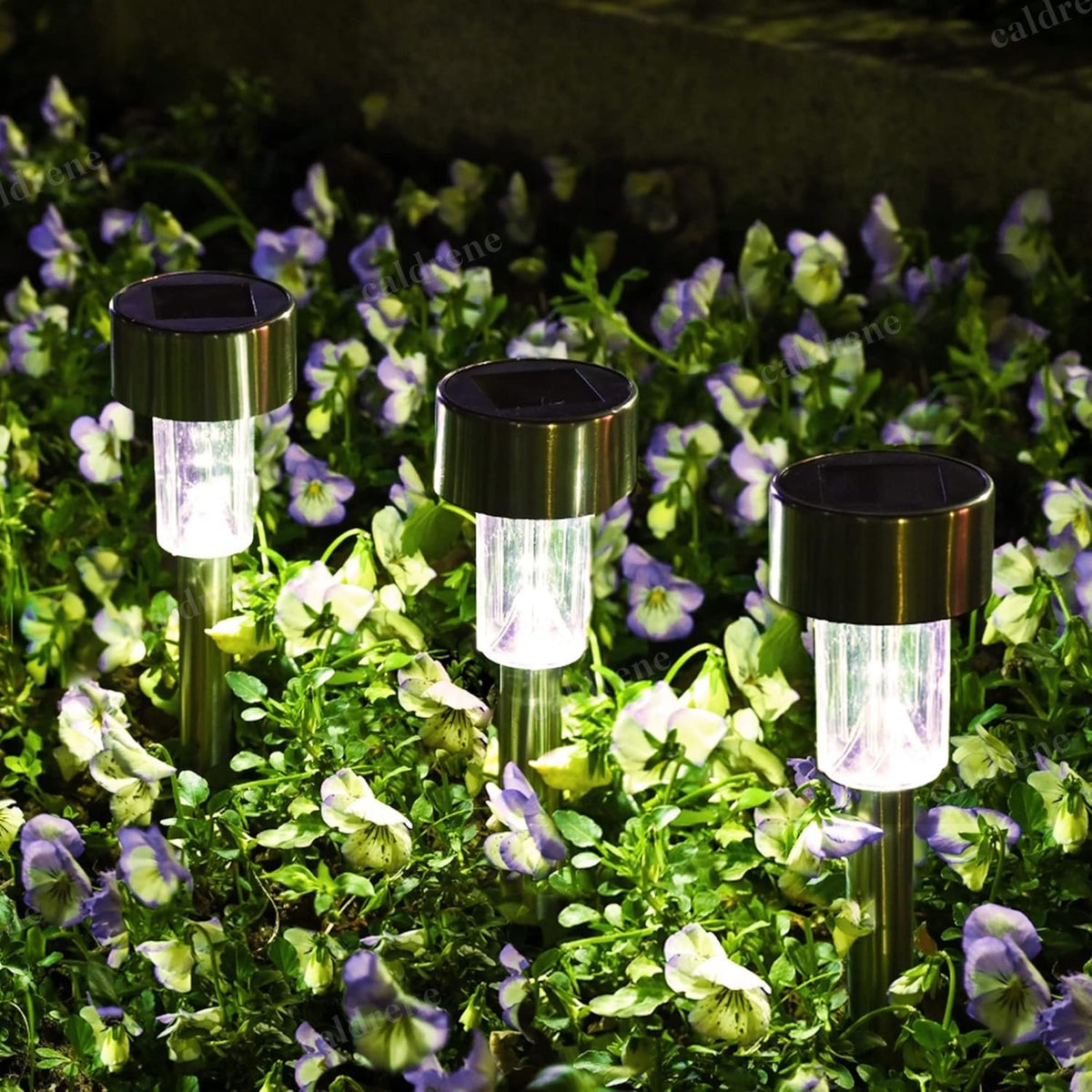 Solar Garden Pathway Lights, Waterproof, 10 Pack – view 3
