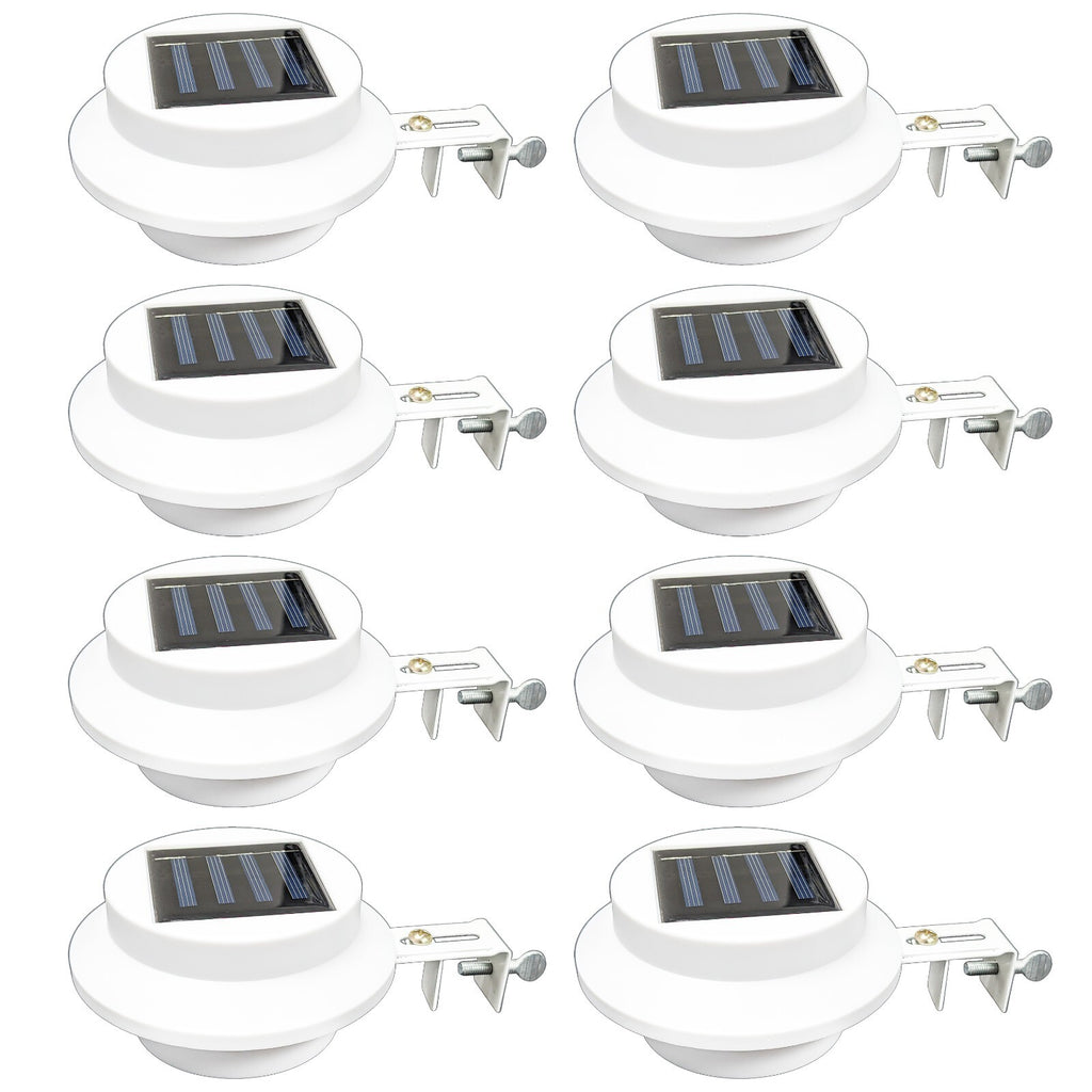 Solar Gutter Lights, 8 Pack
