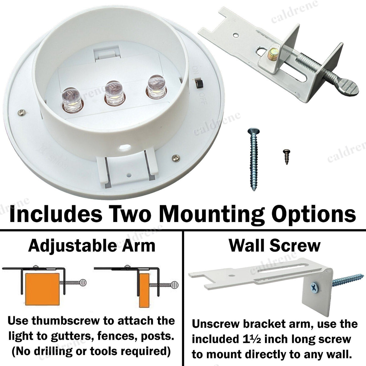 Solar Gutter Lights, 8 Pack – view 4