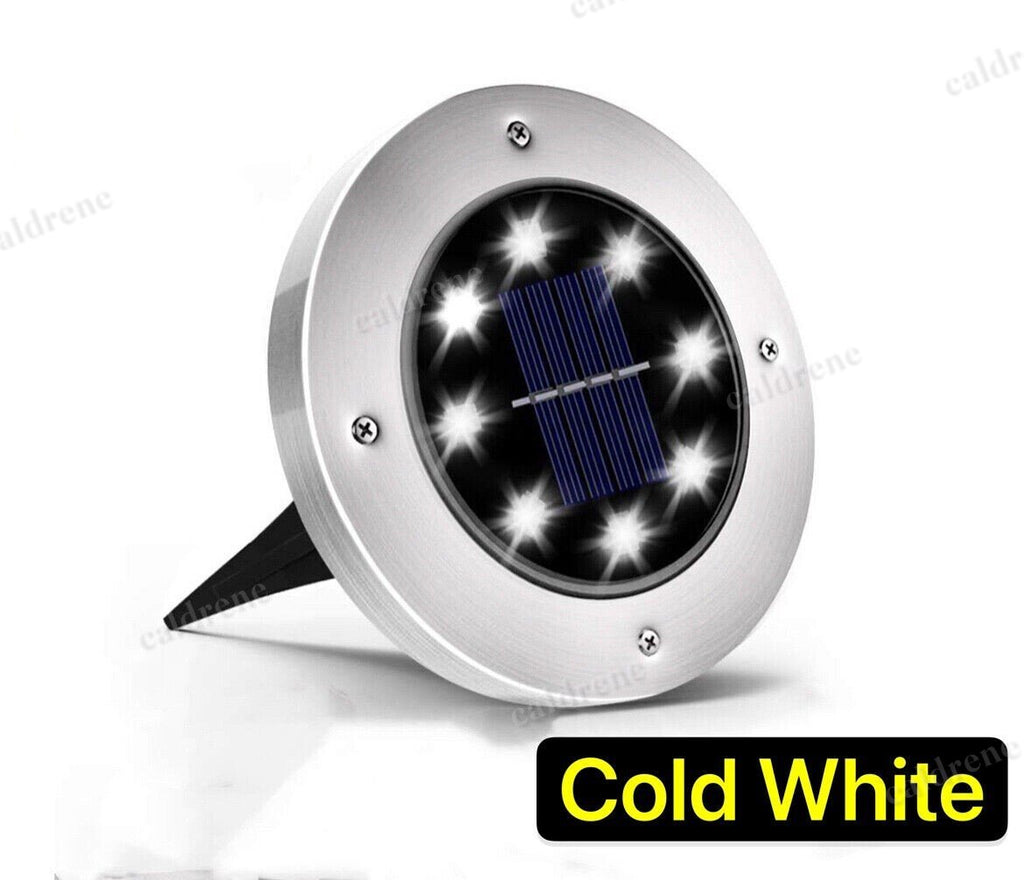 Solar In-Ground Disk Lights, 12 Pack – view 6