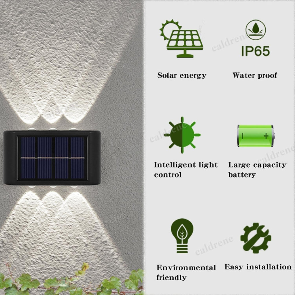Solar LED Fence Lights, Dusk to Dawn, 8 Pack – view 10