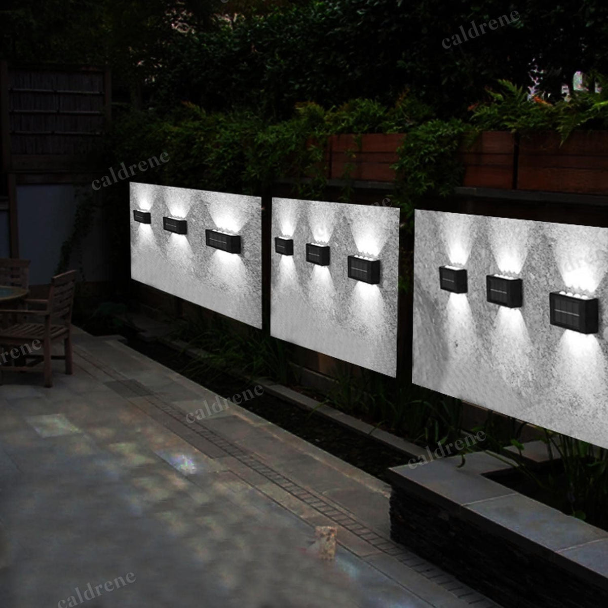Solar LED Fence Lights, Dusk to Dawn, 8 Pack – view 6