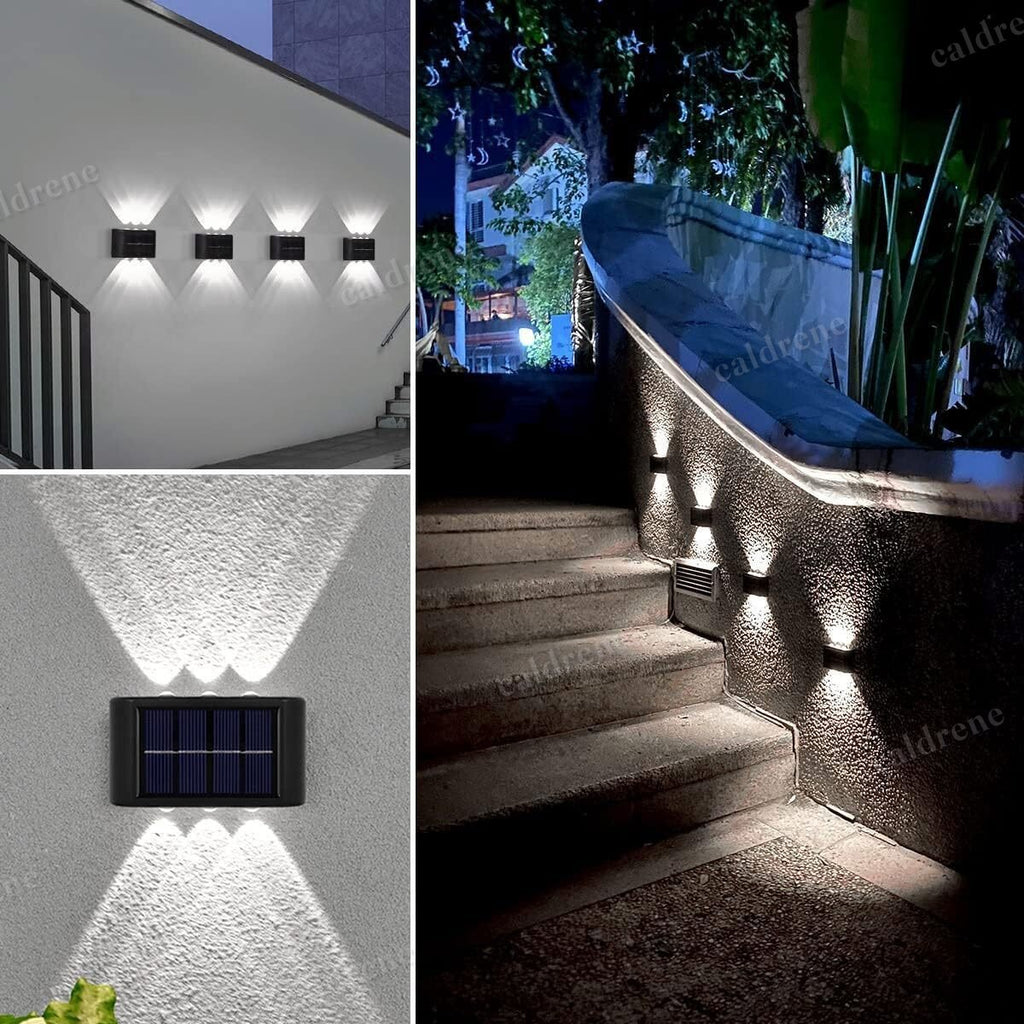 Solar LED Fence Lights, Dusk to Dawn, 8 Pack – view 9