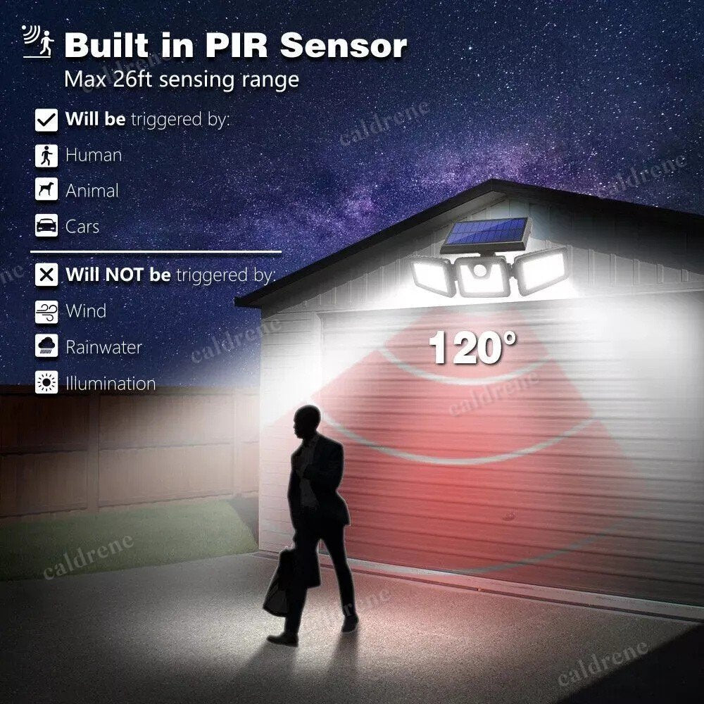 Solar LED Motion Sensor Lights, Waterproof, 2 Pack – view 5
