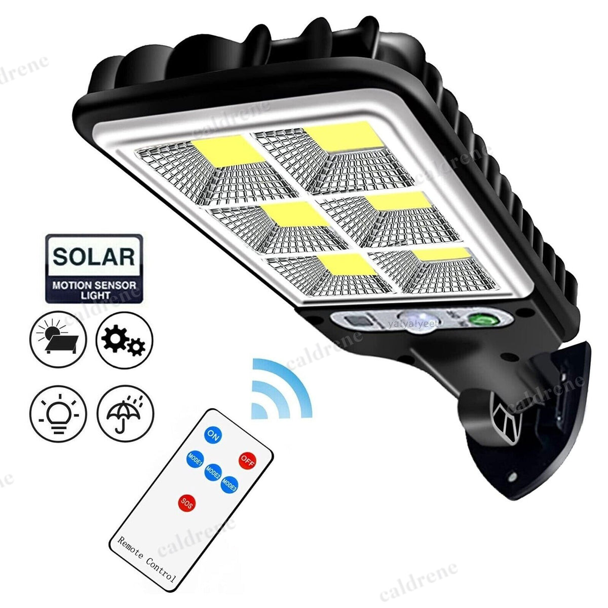 Solar Motion Sensor Wall Lights, 2 Pack – view 4