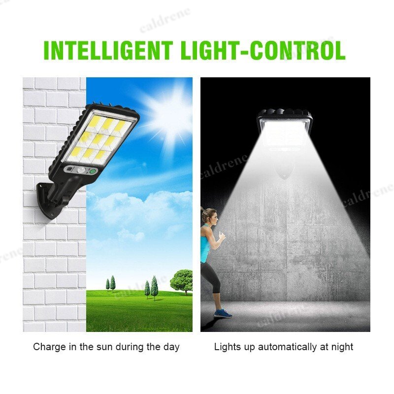 Solar Motion Sensor Wall Lights, 3 Pack – view 3