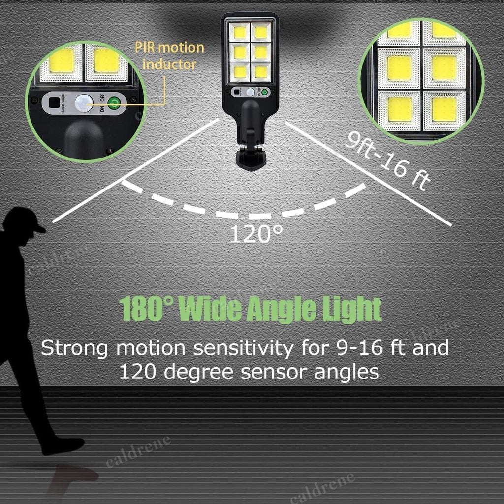 Solar Motion Sensor Wall Lights, 3 Pack – view 7
