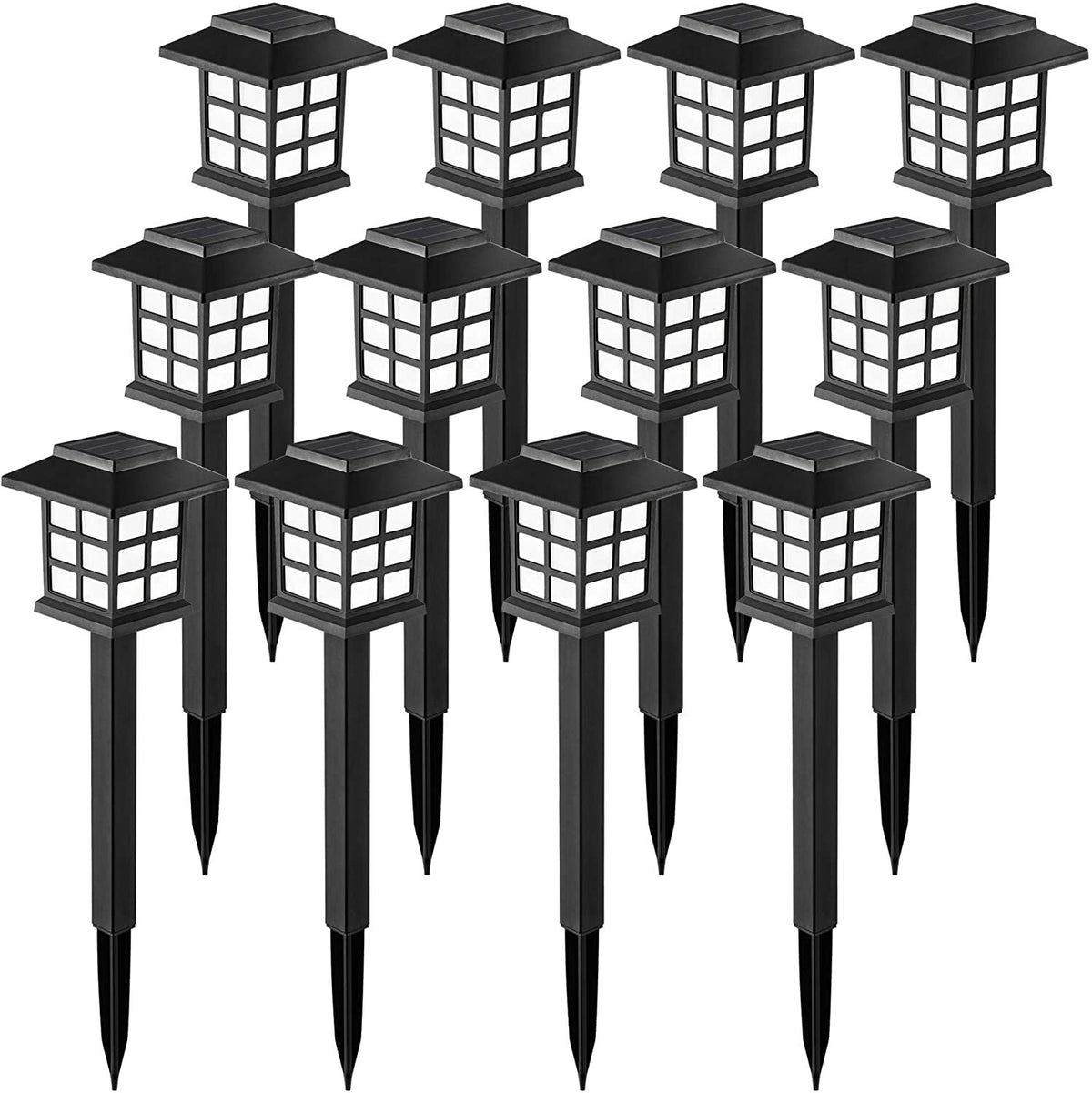 Solar Pathway Lights, 12 Pack