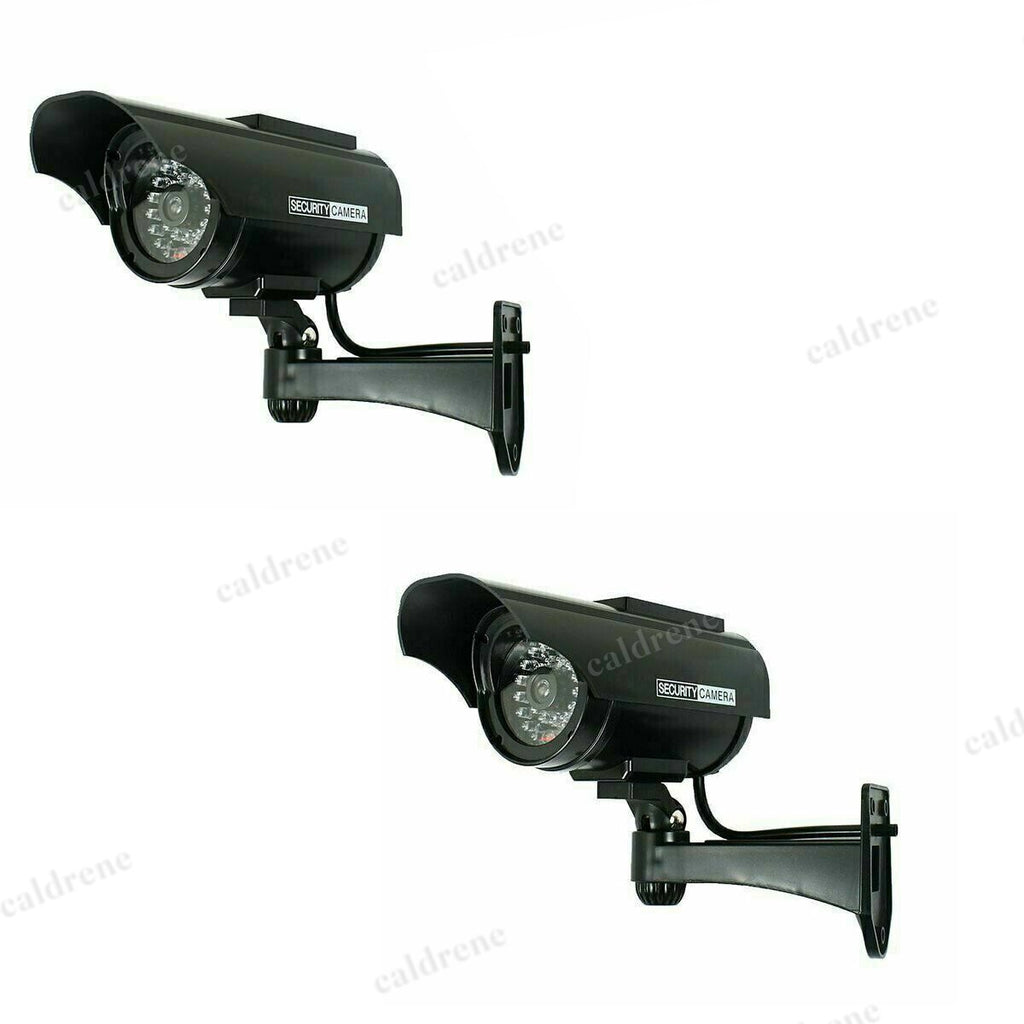 Solar Powered Dummy Security Camera with Record Light, 2 Pack – view 6