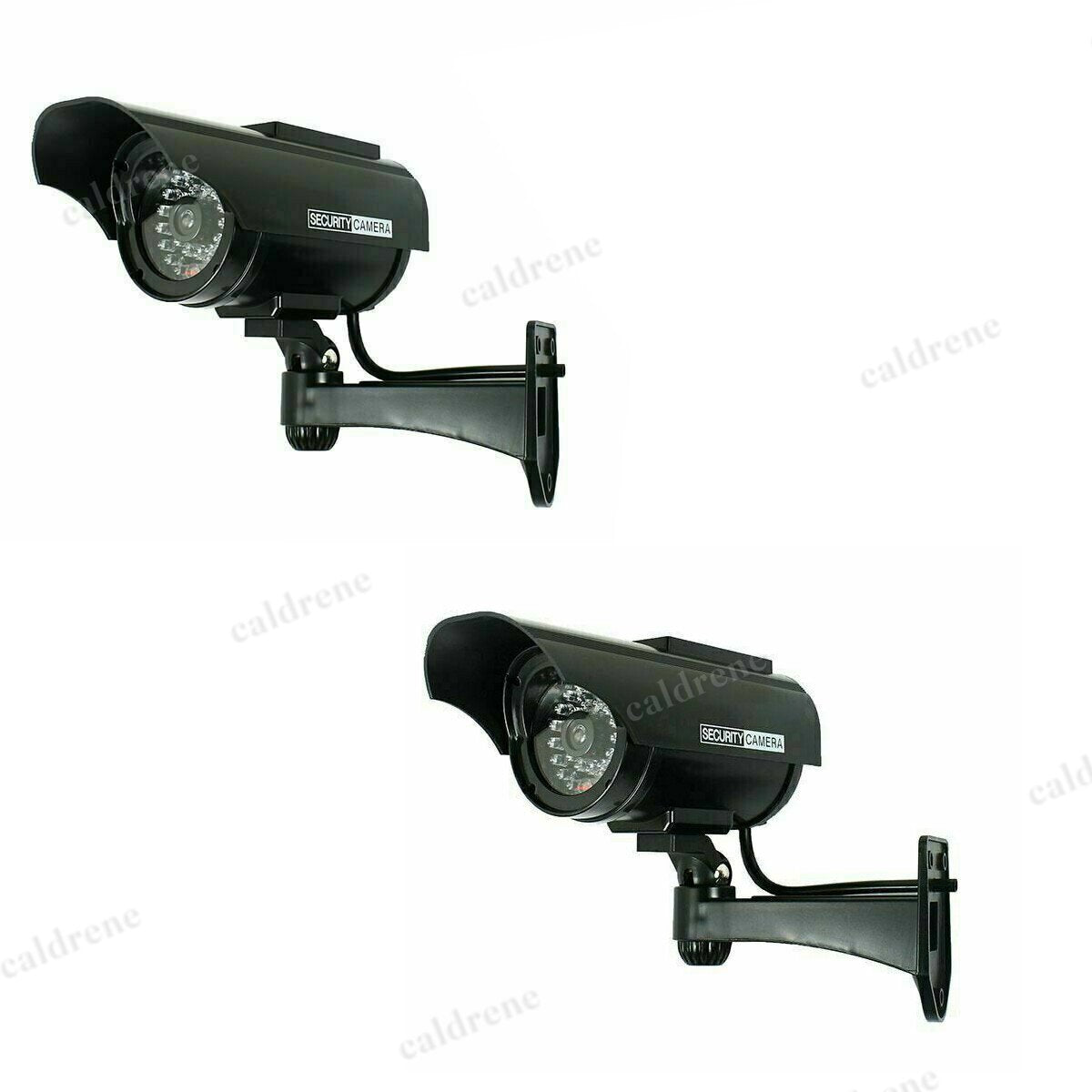 Solar Powered Dummy Security Camera with Record Light, 2 Pack – view 6
