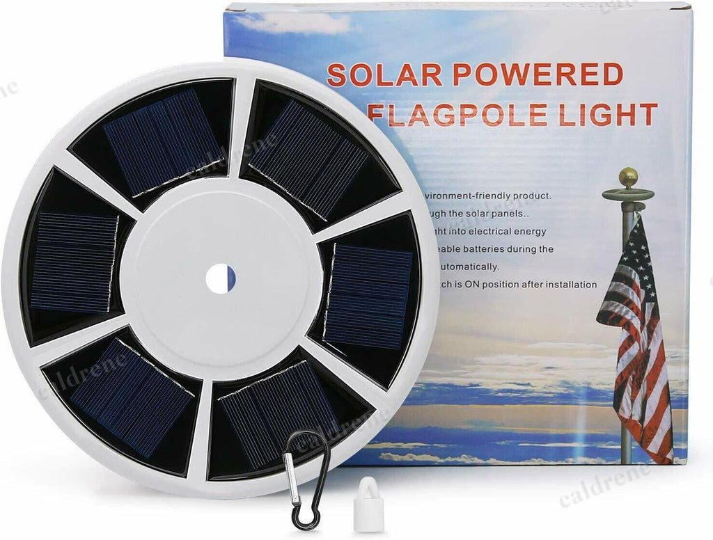 Solar Powered Flag Pole Light, 26 LED, Auto On, Waterproof – view 4