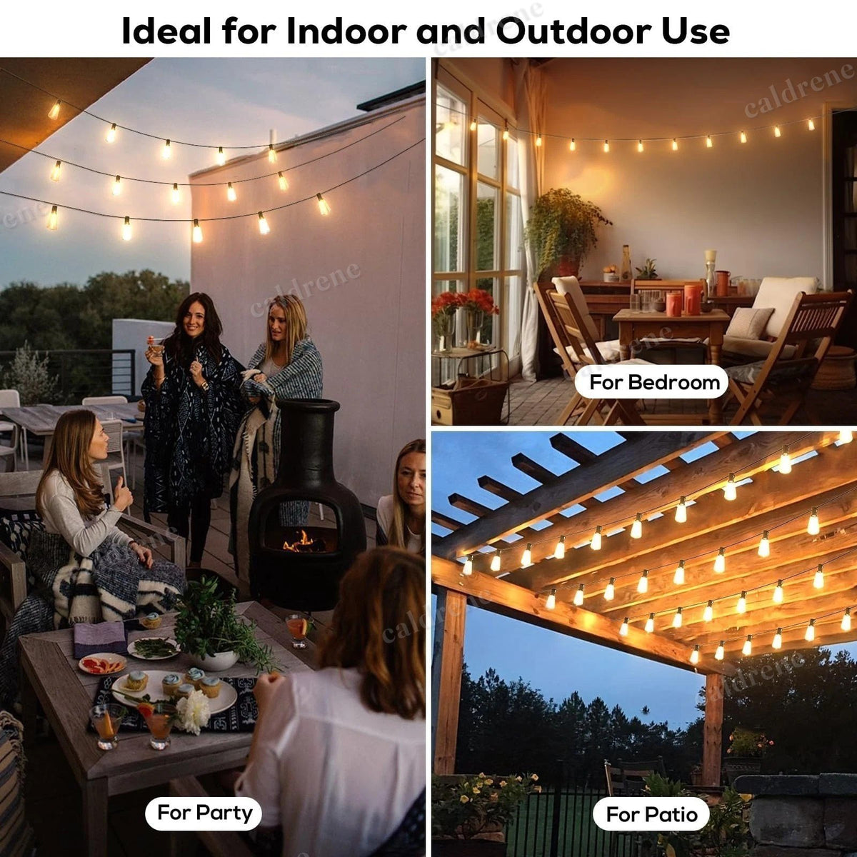 Solar Powered ST38 LED String Lights, Outdoor Waterproof – view 10