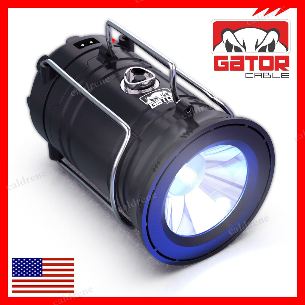 Solar Rechargeable LED Camping Lantern Flashlight, 2 Pack – view 10