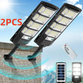 Solar Street Light, Dusk to Dawn, 2 Pack