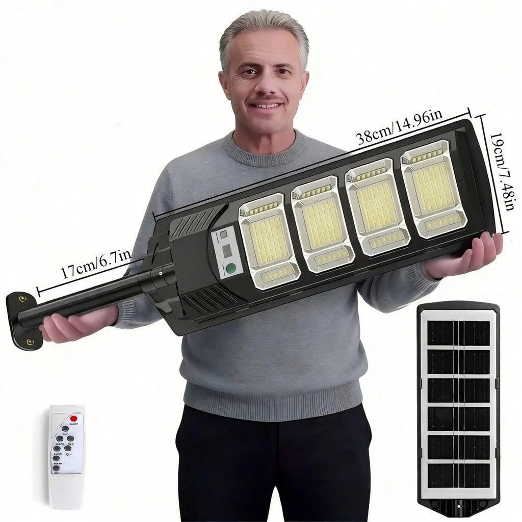 Solar Street Light Dusk to Dawn Outdoor Flood Security Lamp