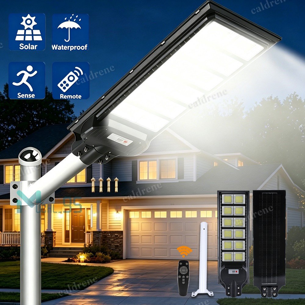 Solar Street Light with Motion Sensor, Dusk to Dawn – view 3