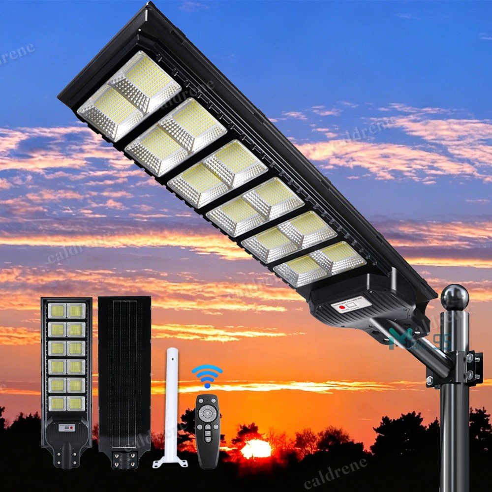 Solar Street Light with Motion Sensor, Dusk to Dawn – view 4