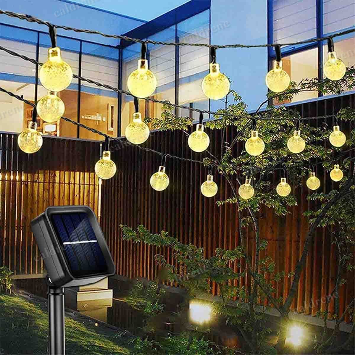Solar String Lights 23 ft, 50 LED for Patio and Yard – view 3