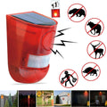 Solar Strobe Alarm Light with Wireless Motion Sensor
