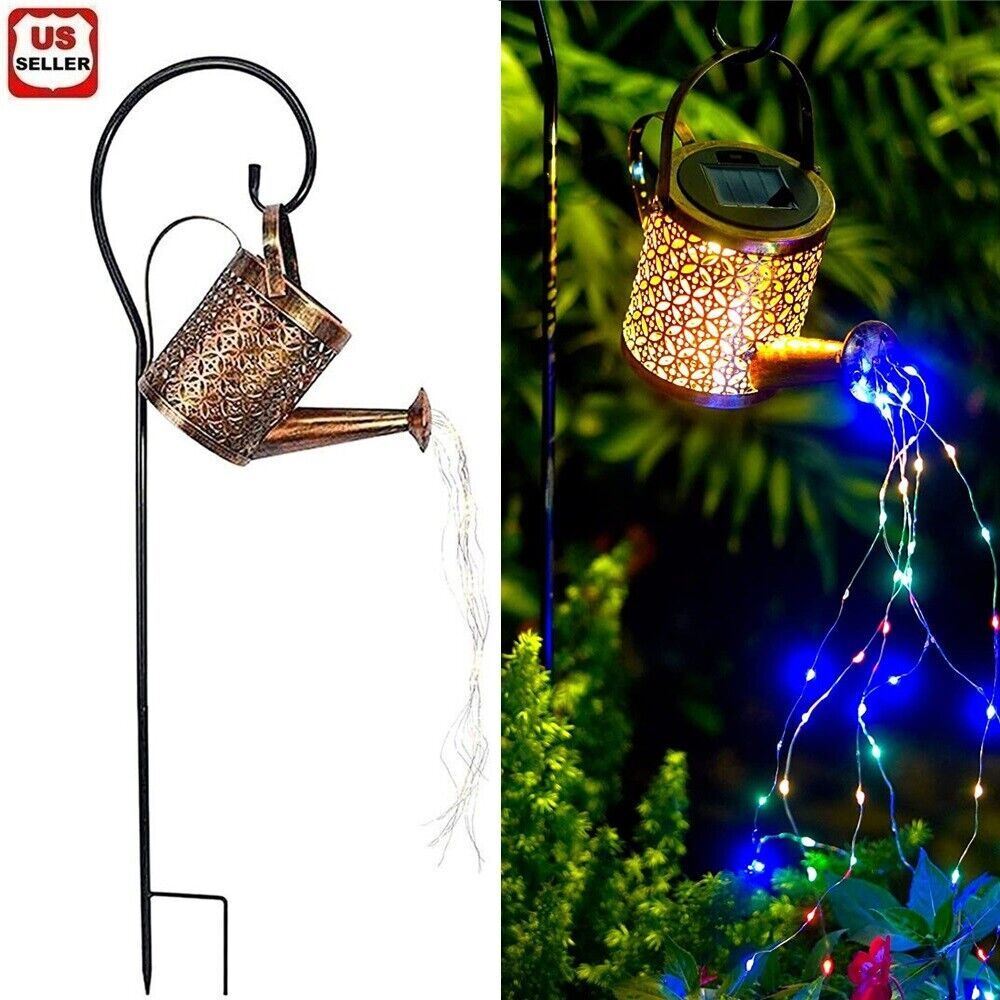 Solar Watering Can Garden Light