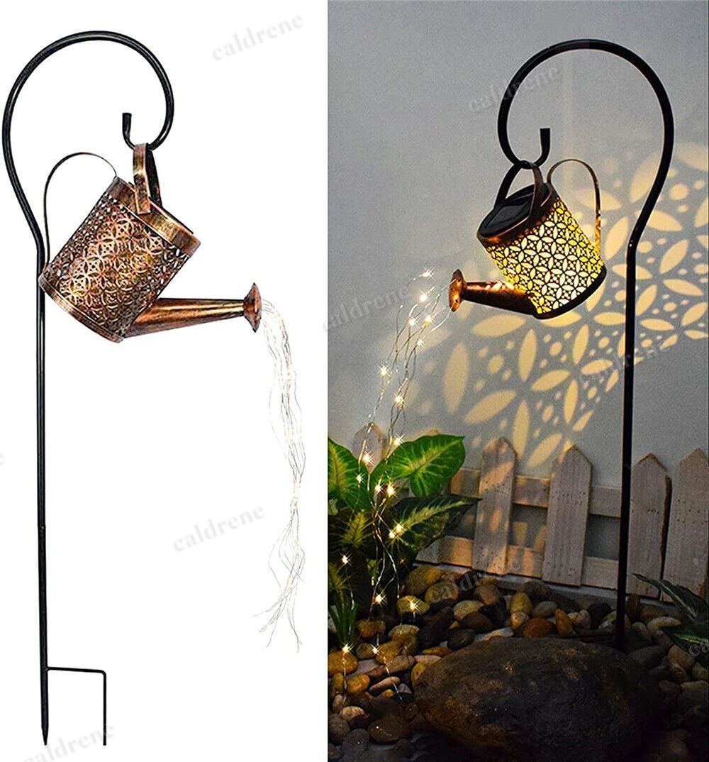 Solar Watering Can Garden Light – view 3
