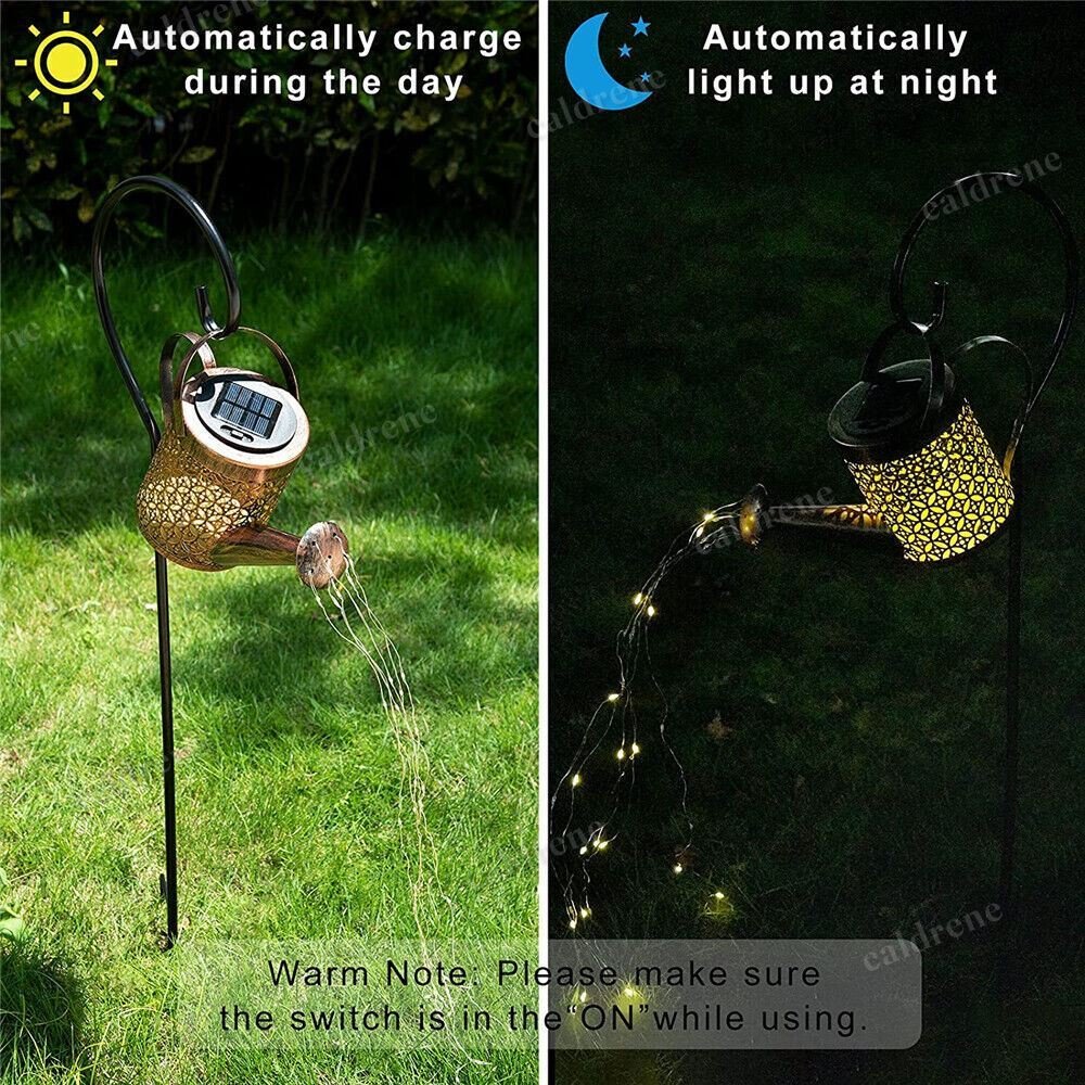 Solar Watering Can Garden Light – view 7
