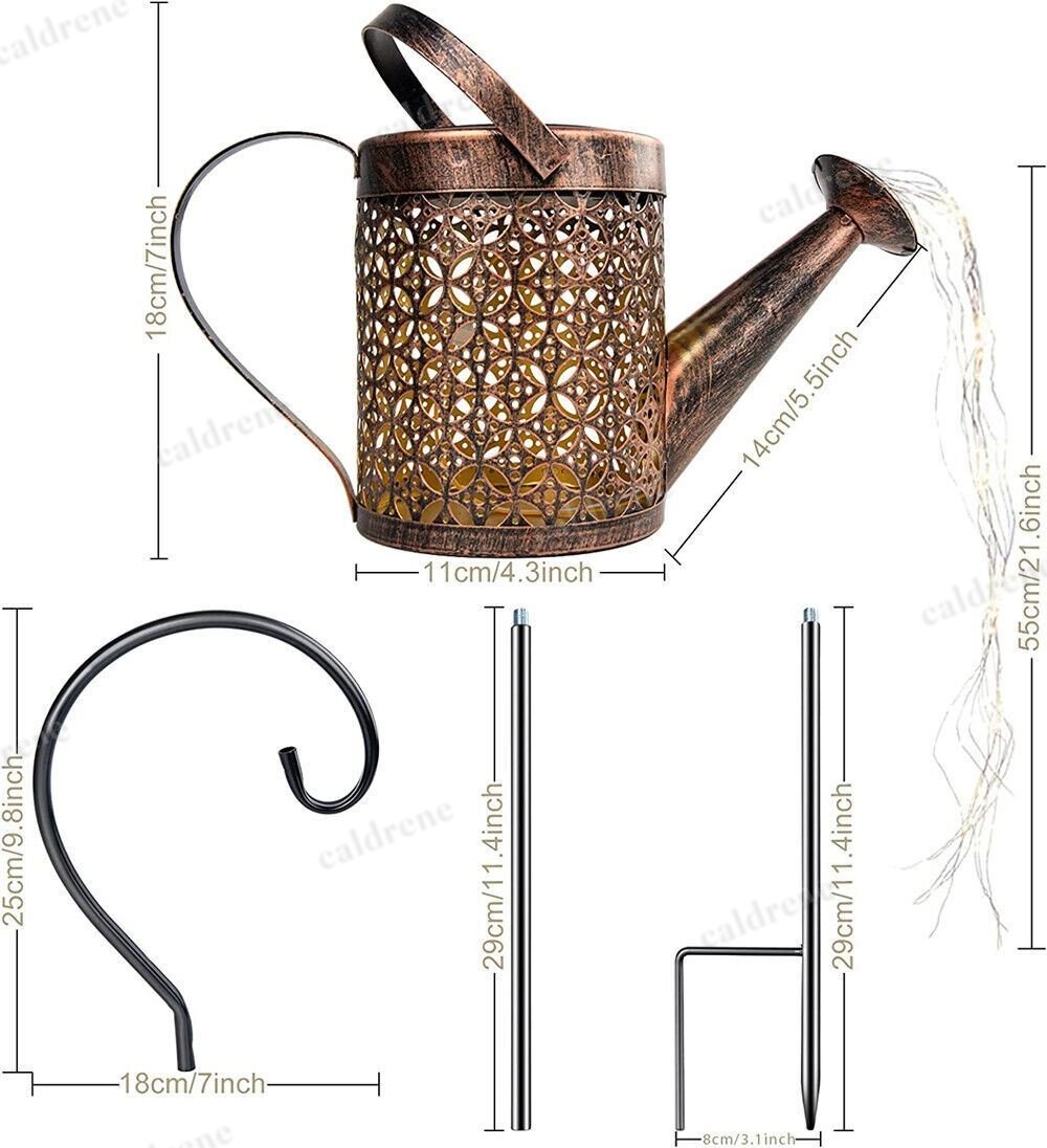 Solar Watering Can Garden Light – view 9